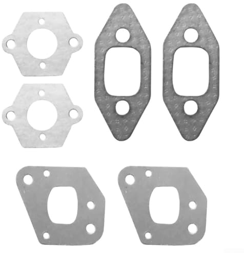 2 set di guarnizioni per marmitta motosega per carburatore collettore di aspirazione adatto per P350 350 351