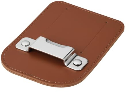 YINETTECH Leather Tape Measure Belt Holster 12x8.5x5cm for Fixed On the Belt Brown