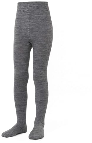 STEVEN Children’s Merino Wool Tights 308 DEN – Breathable, Thermoregulating & Odour‑Resistant – Size 140-146 – Dark grey
