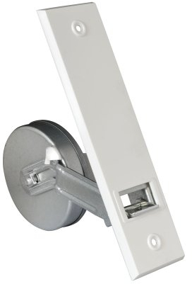 jarolift Avvolgitore da Incasso per Cinghia di Tapparelle, incl. Placca Copriavvolgitore in Plastica, Distanza tra i Fori 160 mm, Bianco