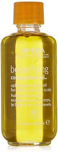 Aveda Beautifying Composition Oil | Scalp, Bath& Body Oil | with Certified Organic Safflower & Olive Oil | Aroma of Certified Organic Rosemary, Lavender, Bergamot, 50ml