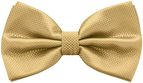 BomGuard Papillon da uomo a piccoli quadri – Oro