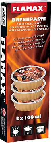 flamax Pâte combustible de sécurité en lot de 3