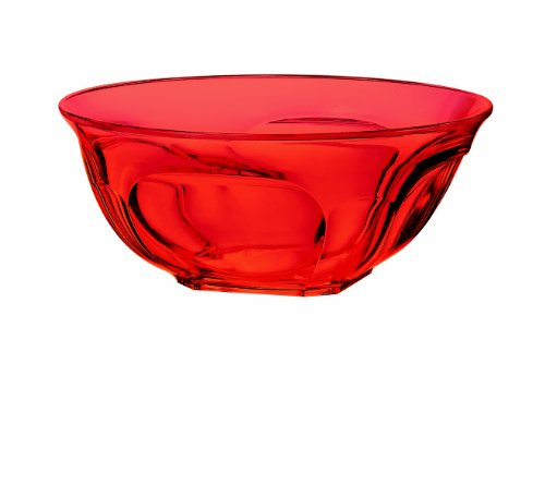 Guzzini Belle Époque Contenitore, Plastica, Rosso Trasparente, 14x25x10.4 cm