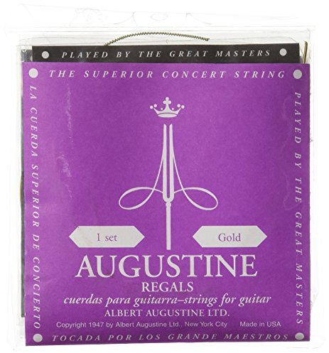 Augustine Cordes pour guitare classique Jeu de cordes Regal Label Gold light