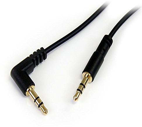 StarTech.com 30cm 3,5mm Klinke Audiokabel rechts gewinkelt - Stecker/Stecker - Klinkenkabel