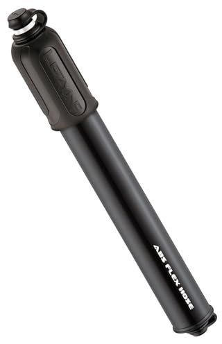 LEZYNE HV Bicycle Hand Pump, High Volume 90 PSI, Presta & Schrader Compatible, Compact Bike Pump