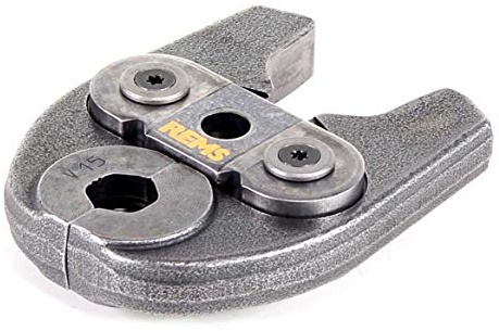 REMS Pressring (Presszangen) Mini V 15 mm - Zubehör für REMS Mini-Press, System AHLSELL A-press koppar, hochbelastbar, aus besonders zähhartem Spezialstahl, systemkonformes, sicheres Pressen
