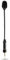 Movo MV-M101 Gooseneck Omnidirectional Lavalier Microphone- Compatible with DJI Mic/Rode Wireless Go Series Wireless Transmitters - Lapel Mic for Interviews and Content Creators (TRS 3.5mm)