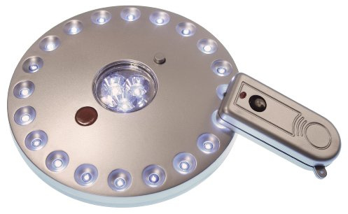 as - Schwabe 46960 LED Spot-Leuchte 20+3 mit Fernbedienung | IP20 Innenbereich 1 - Pack, Weiß