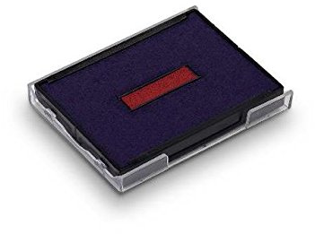 Trodat 2 Stück Kassetten Ersatz-Stempelkissen für Stempel 6/4927/2 zweifarbig blau – rot