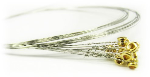 12-pack 11ga. (.011 inch) Steel Guitar Strings - Made in the USA!