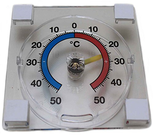 Fensterthermometer Fenster Thermometer Außenthermometer Fensterscheibe Temperaturanzeige