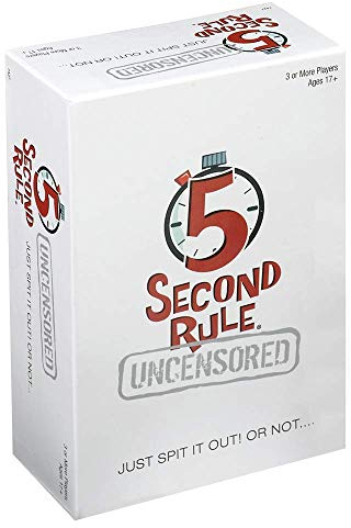 5 Second Rule Uncensored - Fun Card Game for Game Night with Friends - for Ages 17 and Up