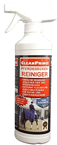 0,5 L CleanPrince Pferdedeckenreiniger | Waschmittel flüssig für Pferdedecken Deckenwaschmittel Pferdedecken-Reiniger Reinigungsmittel Tierdeckenreinigungsmittel Tierdeckenwaschmittel Tierdecken-Reiniger Waschmittel für Tierdecken Fliegendecken