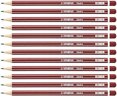 STABILO - Bleistift - Opéra - 12er Pack - Härtegrad 2B