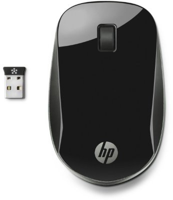 HP Souris Optique sans Fil Z4000 Noir Brillant