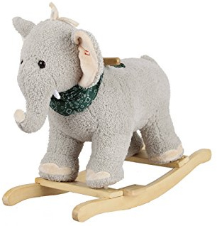 Sweety Toys 7110 animal à bascule éléphant avec Lullaby Musique