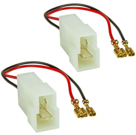 tomzz Audio 7103-000 Lautsprecheradapter (2er Set) auf DIN kompatibel mit Audi Daihatsu Hyundai Ford Kia Subaru Suzuki Mazda
