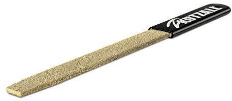 Kutzall Original 8 Flat Hand Rasp - Fine, Wood Rasp/File used for Woodworking & Shaping, W/Ergonomic Soft Grip Handle, Abrasive Tungsten Carbide Coating - 13 (330.2mm) Overall Length - FT8170