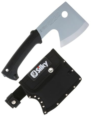ONO Axt – Japanische Camping-Axt mit ergonomischem Antirutschgriff & 18 cm Blatt aus Spezialstahl | Ideal für Äste & Outdoor | Inkl. Hülle mit Gürtelschlaufe & Aufhängeöse | Austauschbares Blatt