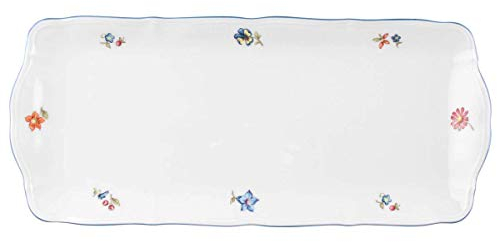 Seltmann Weiden 001.218243 Sonate Nostalgie Kuchenplatte eckig, Porzellan, Bunt