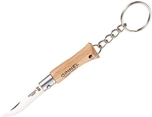 Opinel Messer INOX Natural brelok, Beech, 3.5 cm, 00065