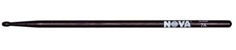 Vic FIrth - NOVA Drumsticks - 7A - Wood Tip - Black