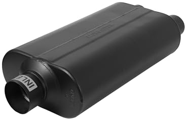 Flowmaster 8530552 Super 50 Muffler 409S - 3.00 Center IN / 2.50 Dual OUT - Moderate Sound,Black