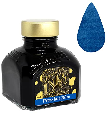 Diamine Füllfederhalter-Tinte, 80 ml, Türkis Preußisches Blau