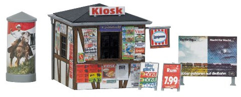 Busch Modelljärnväg fackverkkiosk – spår H0