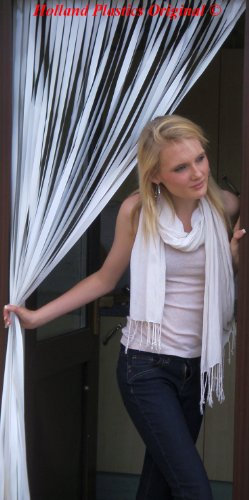 Heavy Duty Bug Blind,Fly Blind,Strip Curtain-ALL WHITE-90cm WIDE