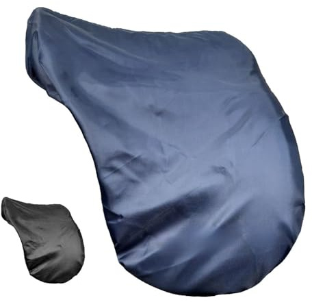 Paris Premium Embroidered Nylon Dressage English Saddle Cover - Protects Saddles from Dust, Debris, and Damage - Fits Most Sizes and Styles of English Saddles - Multiple Colors Available