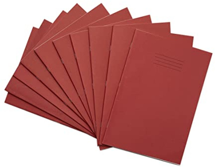 Rhino VEX677-855-8 Anteckningsbok, 64 Page, Röd