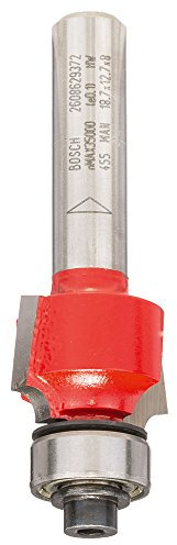 Bosch 1x Fresa para redondear Expert for Wood (Radio 3 mm, Longitud de trabajo 12.7 mm, Professional accesorio para fresadoras portátiles, fresadoras de mano)