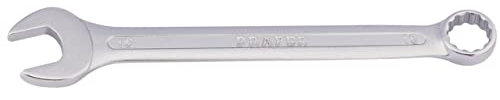 Draper Redline 15mm Combination Spanner | Chrome Vanadium Steel Hand Tool | Metric Manual Plated Tools | 68037