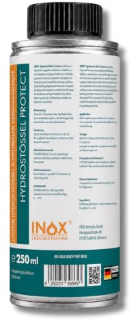 INOX® Hydrostößel Care Reinigung, 250ml - Reiniger & Schutz Additiv für alle Benzin- und Dieselmotoren, weniger Verschleiß und verbessertes Kaltstartverhalten