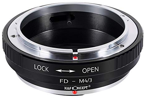 K&F Concept Adaptateur de Monture Objectif FD Micro 4/3 Compatible avec Canon FD vers Objectif Micro Four Thirds pour Compatible avec Olympus Pen et Panasonic Lumix FD-M4/3