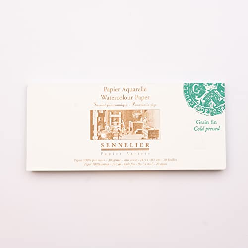 Sennelier Watercolor Paper Block 9.5X4.25 Cp