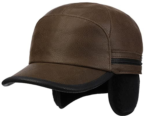 STETSON Byers keps enfargad fullcap med oronlappar Tillverkad i Tyskland Herr Host Vinter