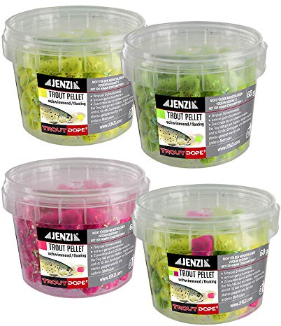 Jenzi Forellenteig Trout Pellets knetbar Multi-Color