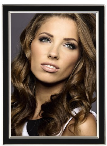 Hama 00057385 Porträtrahmen Palm Bay, 13 x 18 cm, schwarz