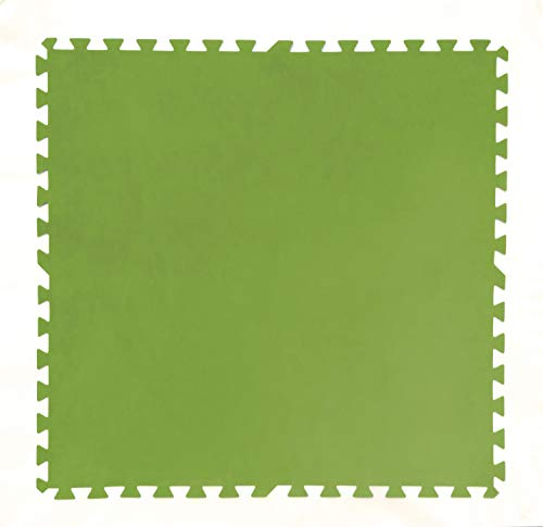Bestway 58265 - Protezione per il Fondo della Piscina, Verde, Confezione da 8 pezzi di 81 x 81 cm