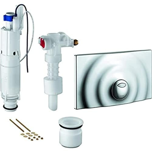 GROHE Umrüstset (mit Füllventil, Ablaufventil, inkl. Befestigung, langlebige Oberfläche), chrom, 38815000