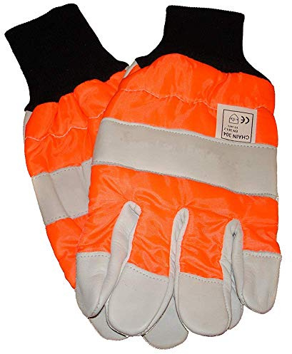 Chainsaw Gloves With Both Hand Protection Pro Quality Extra Large XL Size 11
