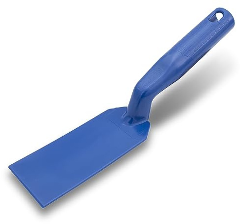 Marshalltown kantspackel av blå plast, smal spackel för smala ställen, mått: 127x51 mm