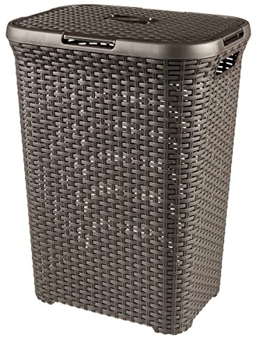 Curver 70721001 Wäschebox, 60 L, braun