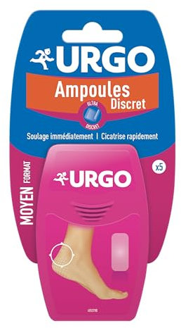Urgo ampoules ultra discret moyen format 6 pièces