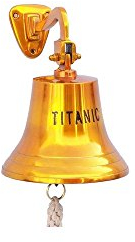 Massivem Messing Titanic Schiffsglocke 15 