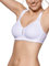 Selene, Reggiseno Contenitivo Donna con Fascia Anatomica, Senza Ferretto e Imbottitura, con Spalline Larghe Comfort, Collezione Elvira, Colore Bianco, Taglia 3D